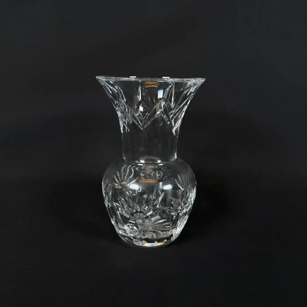 Vintage Waterford Crystal Round Vase 6